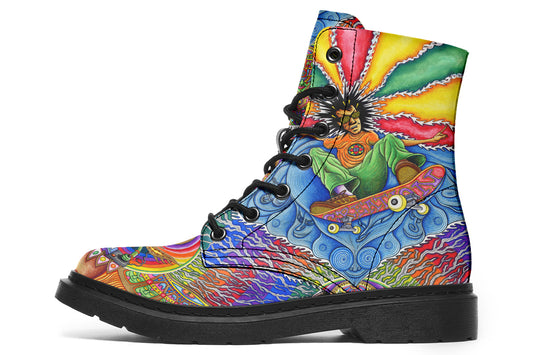 "Skateboard Spirituality" Boots