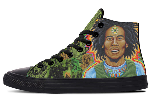 "Bob Marley Roots" High Tops