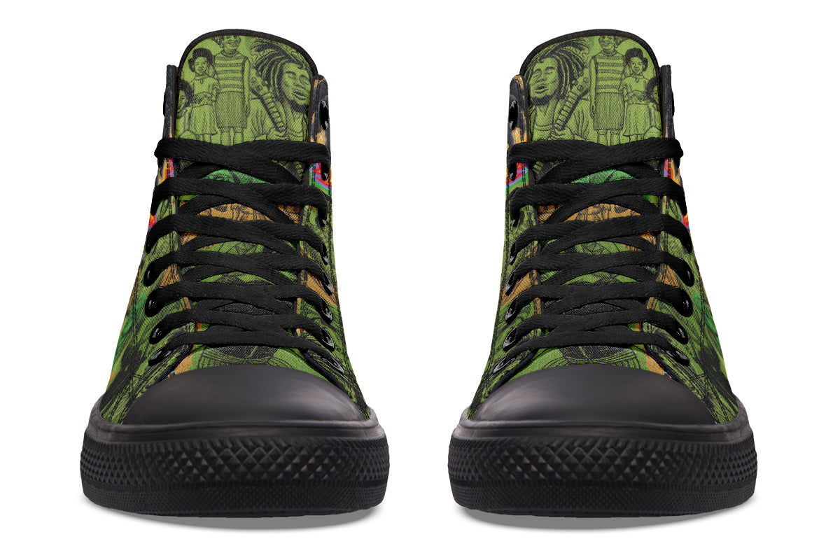 "Bob Marley Roots" High Tops