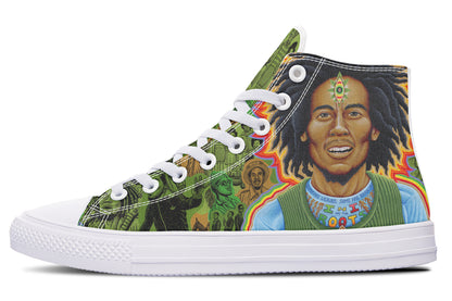 "Bob Marley Roots" High Tops