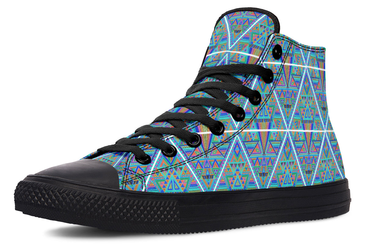 "DMT Pattern" High Tops