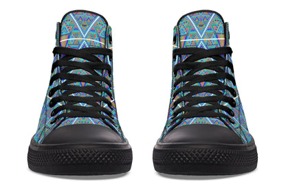 "DMT Pattern" High Tops