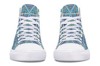 "DMT Pattern" High Tops