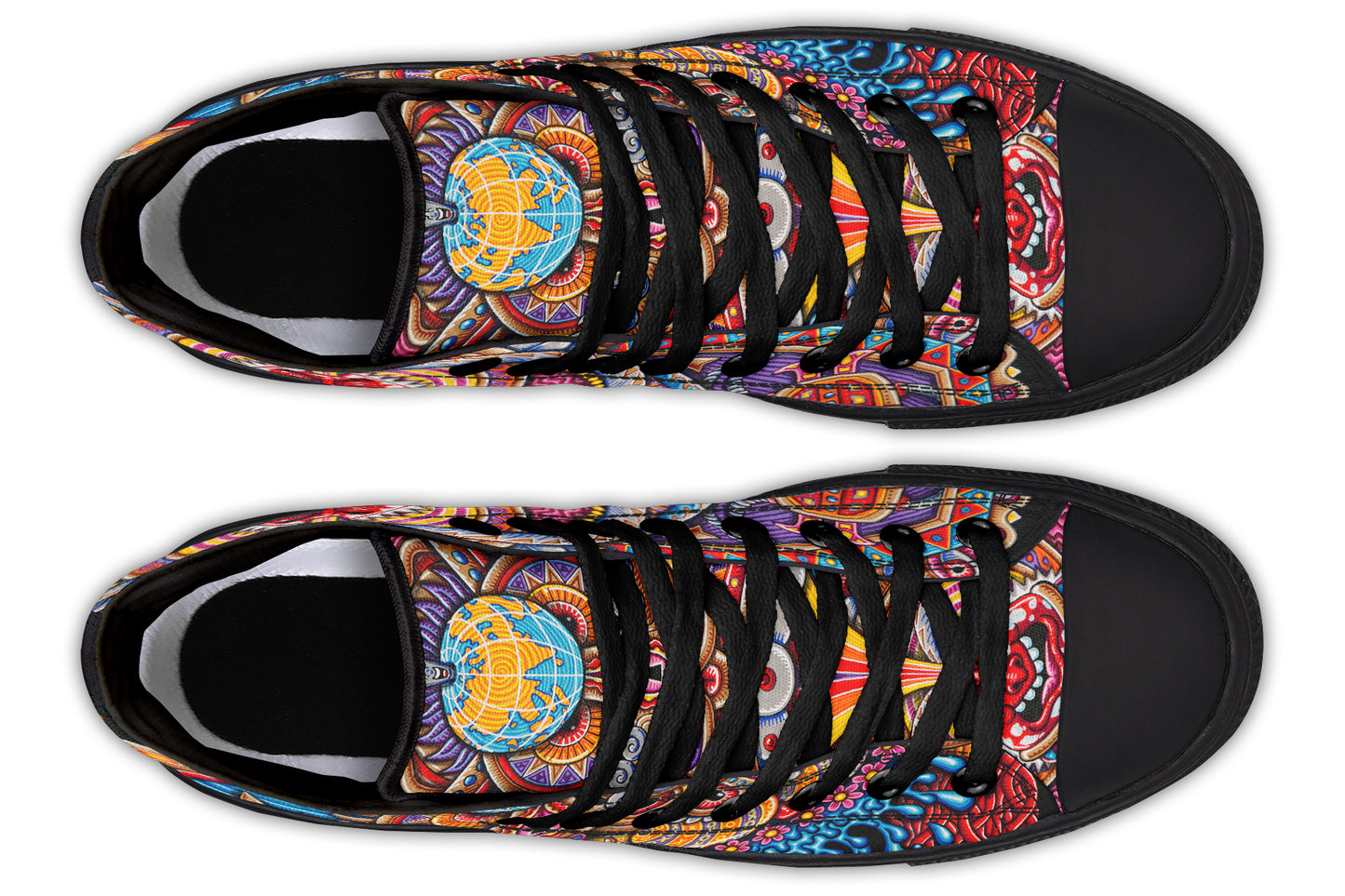 "Kundalini Rising" High Tops