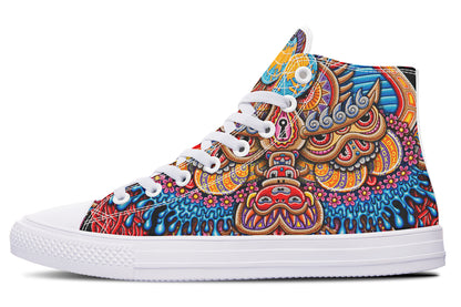 "Kundalini Rising" High Tops