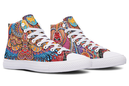 "Kundalini Rising" High Tops