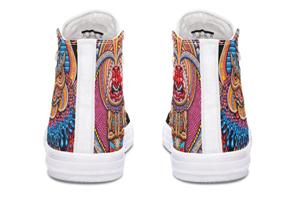 "Kundalini Rising" High Tops