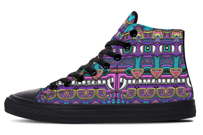 "Mega Tribal Can" High Tops