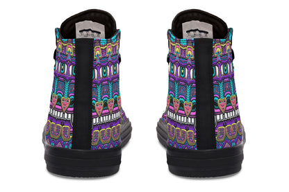 "Mega Tribal Can" High Tops