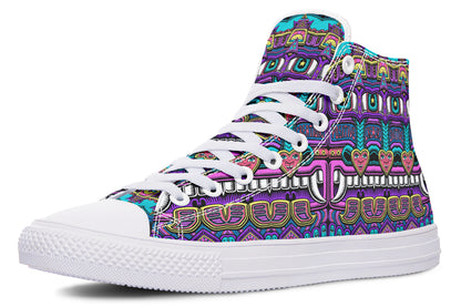 "Mega Tribal Can" High Tops