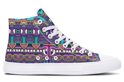 "Mega Tribal Can" High Tops