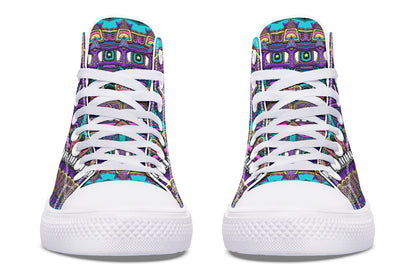 "Mega Tribal Can" High Tops