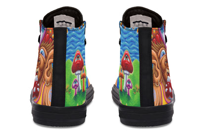 "Muncher Of Mushroomland" High Tops