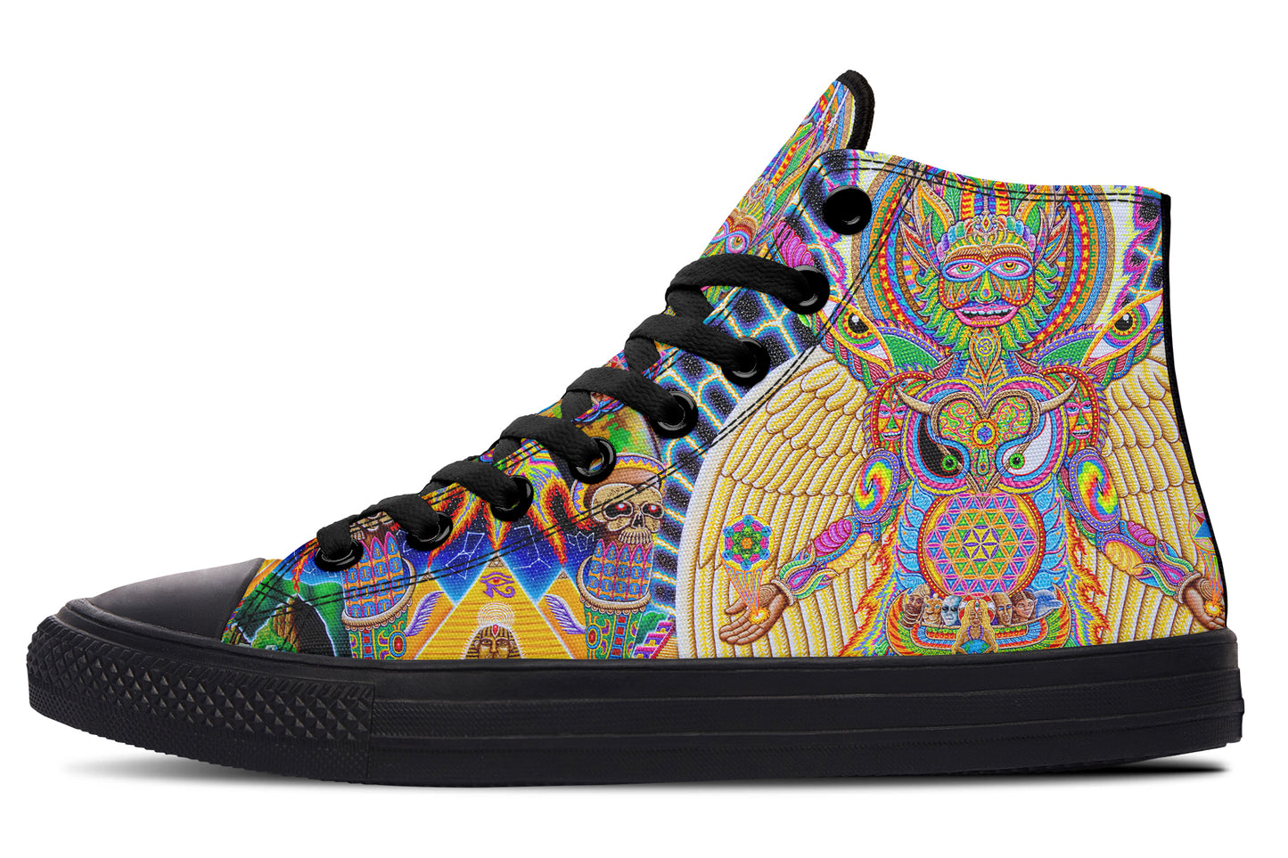 "Neo Human Evolution RGB" High Tops