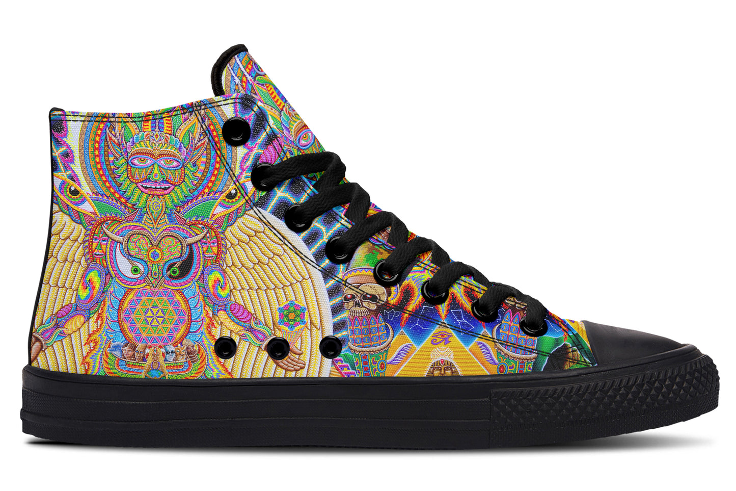 "Neo Human Evolution RGB" High Tops