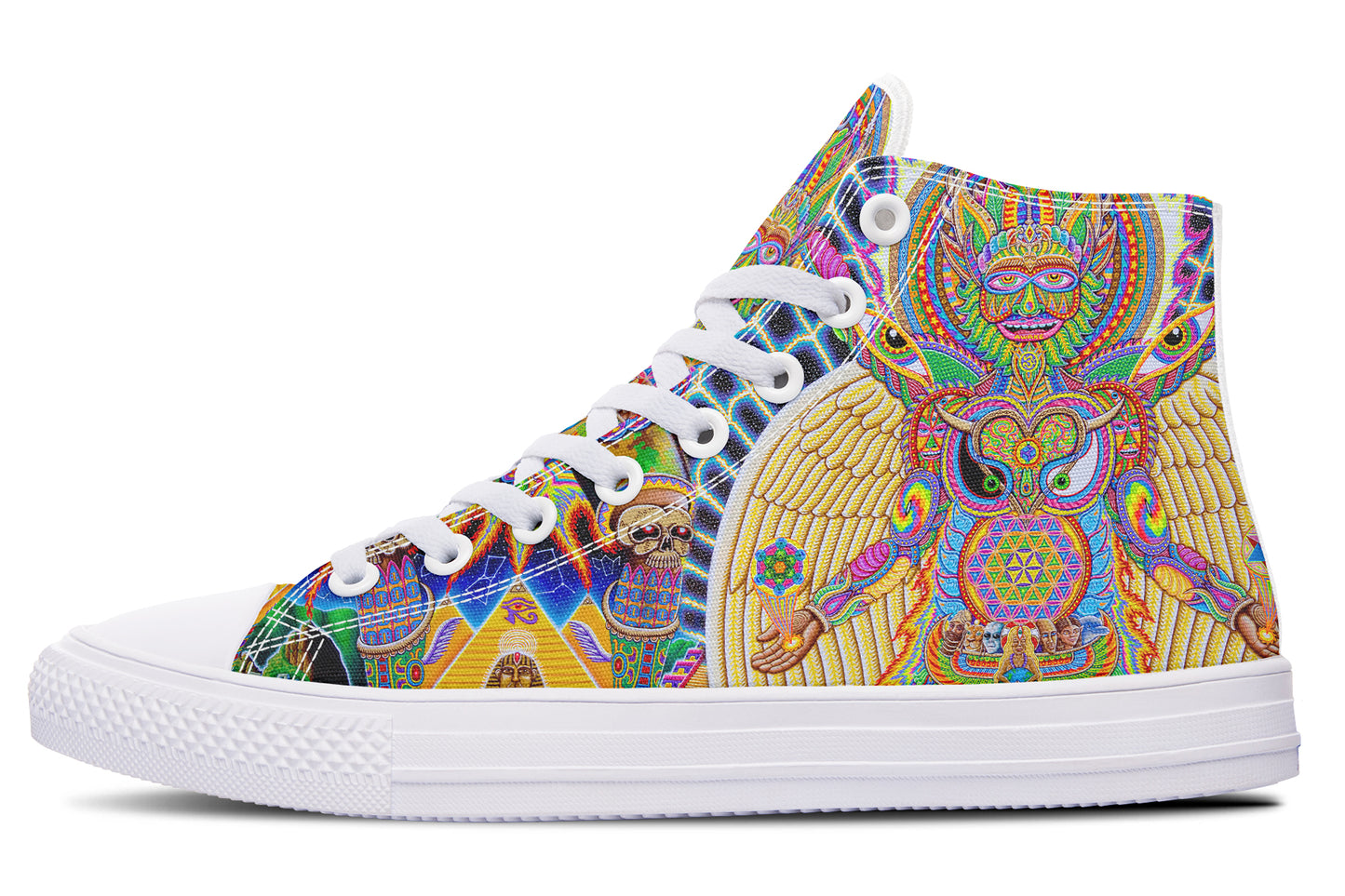 "Neo Human Evolution RGB" High Tops