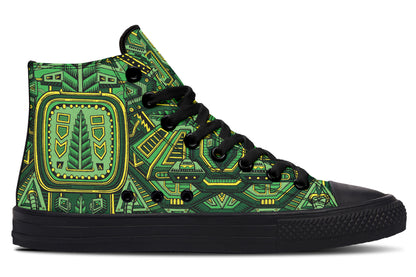 "Nugatron Pattern" High Tops