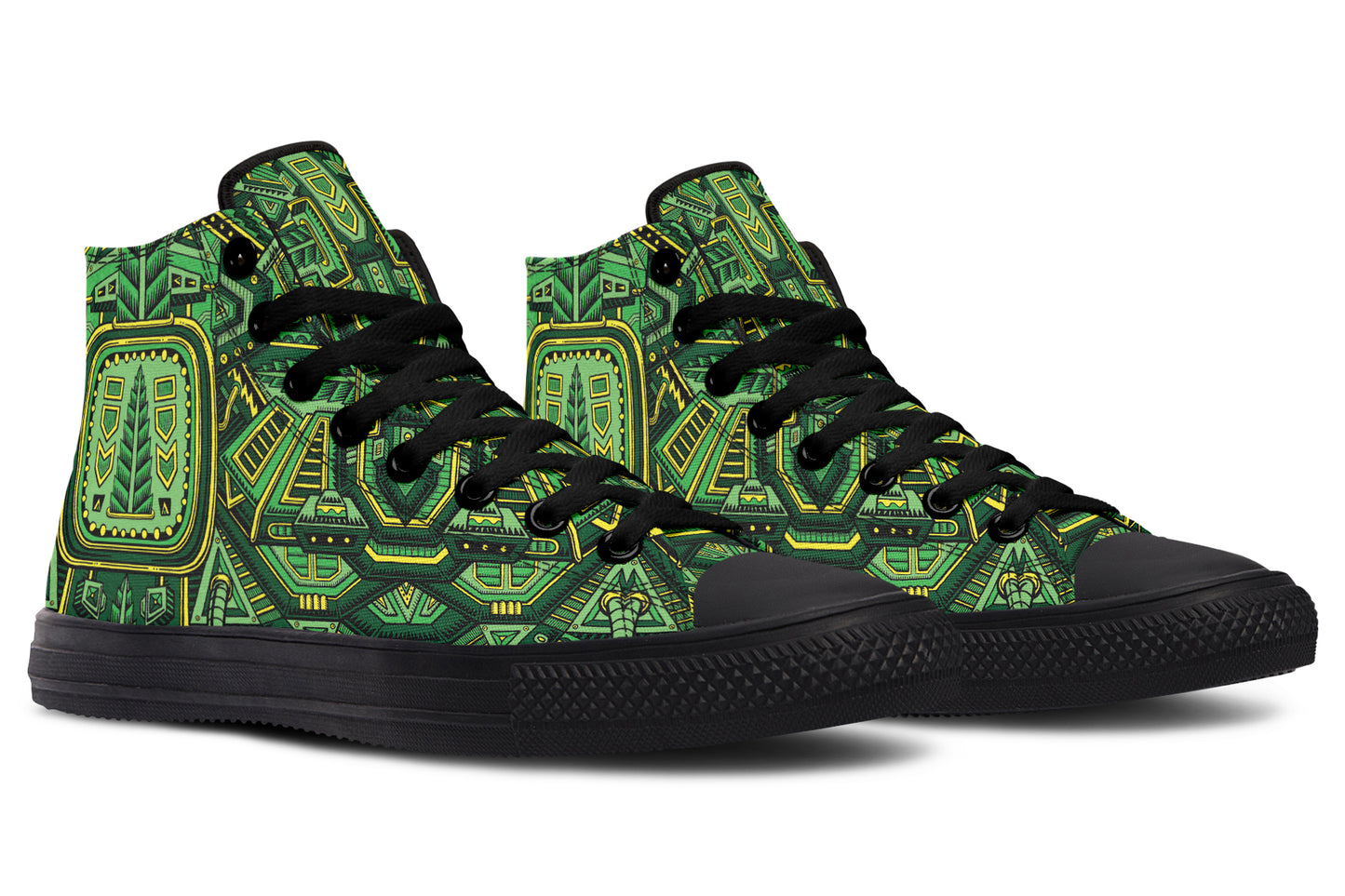 "Nugatron Pattern" High Tops