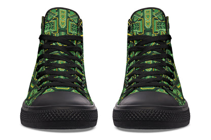 "Nugatron Pattern" High Tops