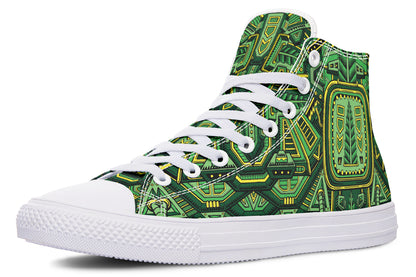 "Nugatron Pattern" High Tops