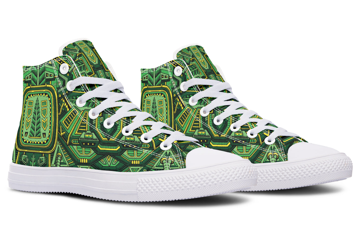 "Nugatron Pattern" High Tops