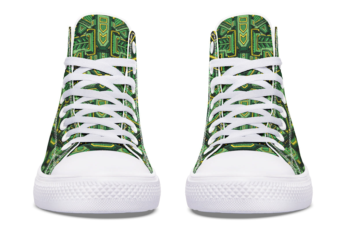 "Nugatron Pattern" High Tops