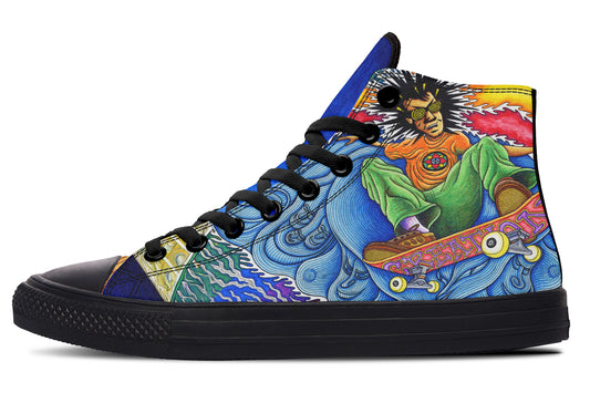 "Skateboard Spirituality" High Tops