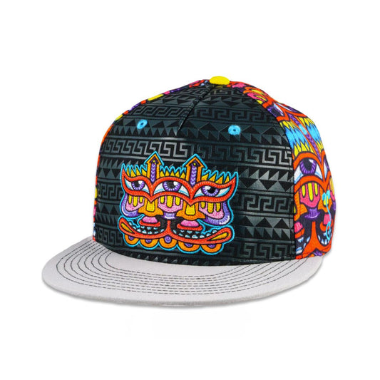 Chris Dyer Harmoneyes Red Black Fitted Hat